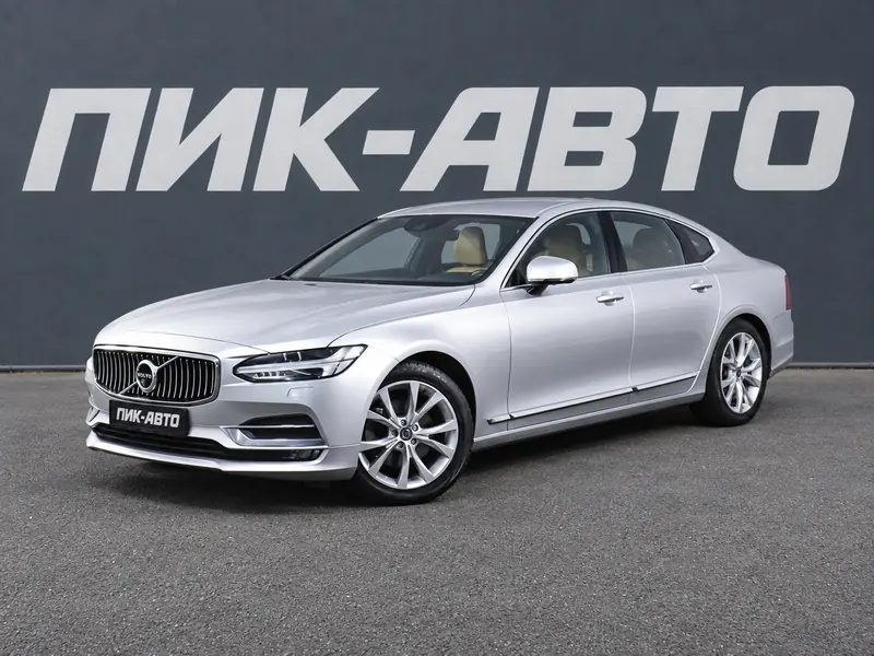 Volvo S90 2017 — с пробегом, седан, серебряный, фото 1
