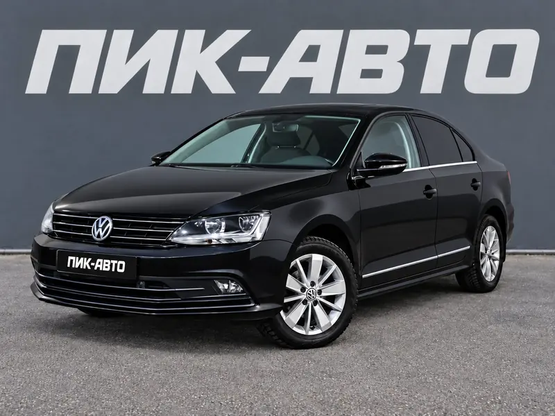 Volkswagen Jetta 2018 — с пробегом, седан, черный, фото 1