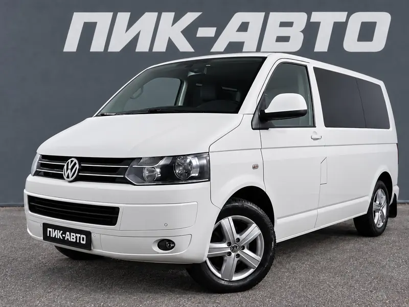 Volkswagen Multivan 2014 — с пробегом, минивэн, белый, фото 1