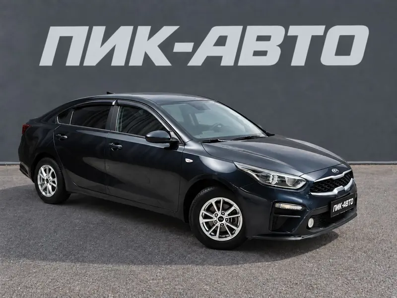 Kia Cerato 2019 — с пробегом, седан, синий, фото 1