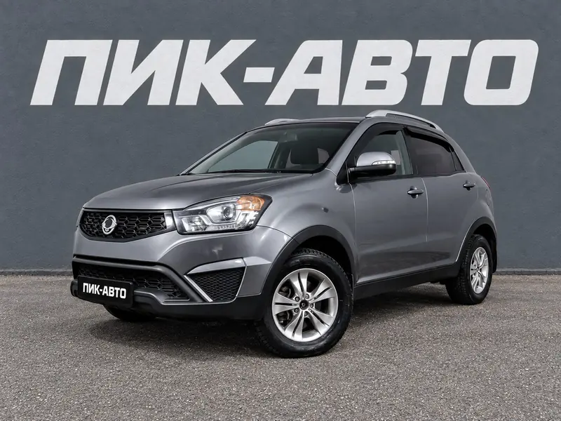 SsangYong Actyon 2015 — с пробегом, внедорожник, серый, фото 1