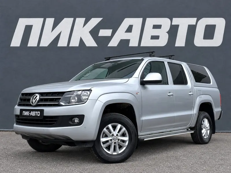 Volkswagen Amarok 2014 — с пробегом, пикап, серебряный, фото 1