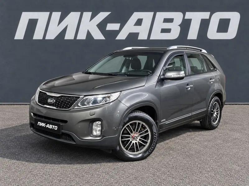 Kia Sorento 2019 — с пробегом, внедорожник, серый, фото 1