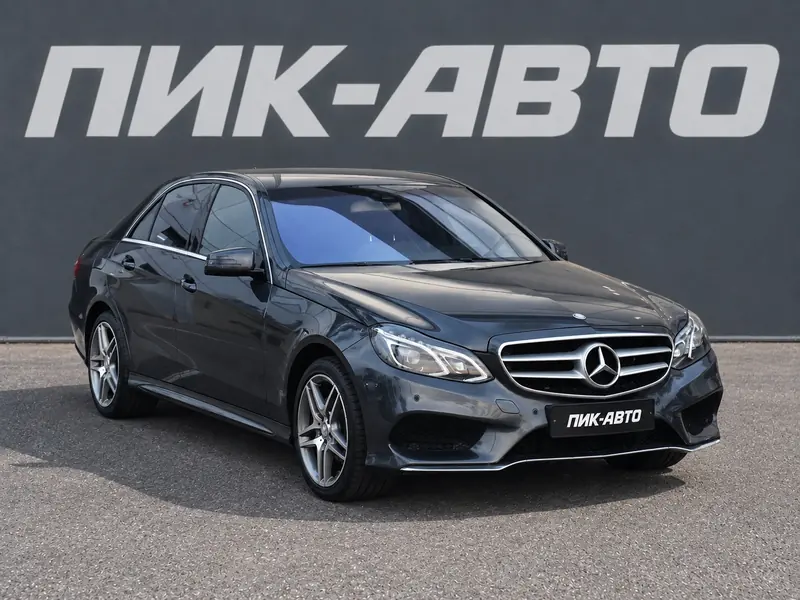 Mercedes-Benz E-Класс 2015 — с пробегом, седан, серый, фото 1