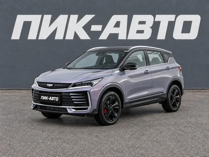 Geely Coolray 2024 — с пробегом, внедорожник, серый, фото 1