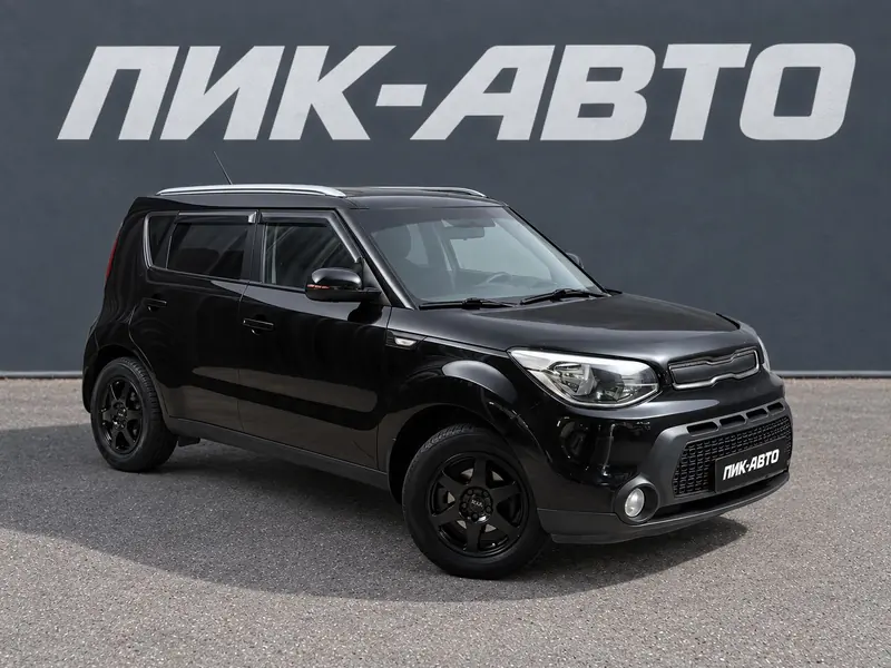 Kia Soul 2016 — с пробегом, хэтчбек, черный, фото 1