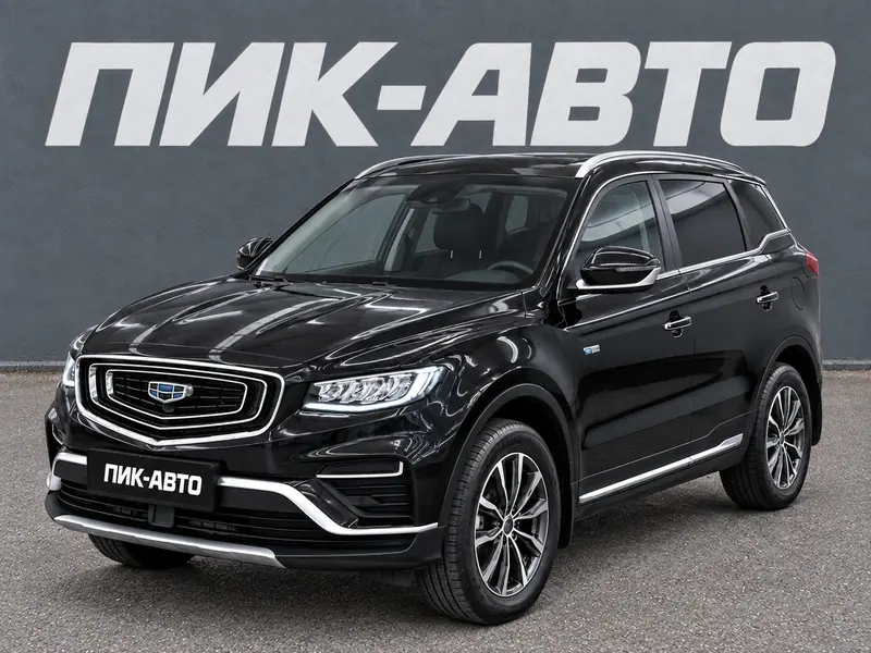 Geely Atlas Pro 2022 — с пробегом, внедорожник, черный, фото 1