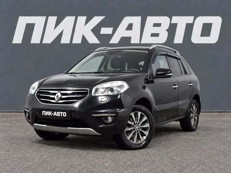 Renault Koleos 2013 — с пробегом, внедорожник, черный, фото 1