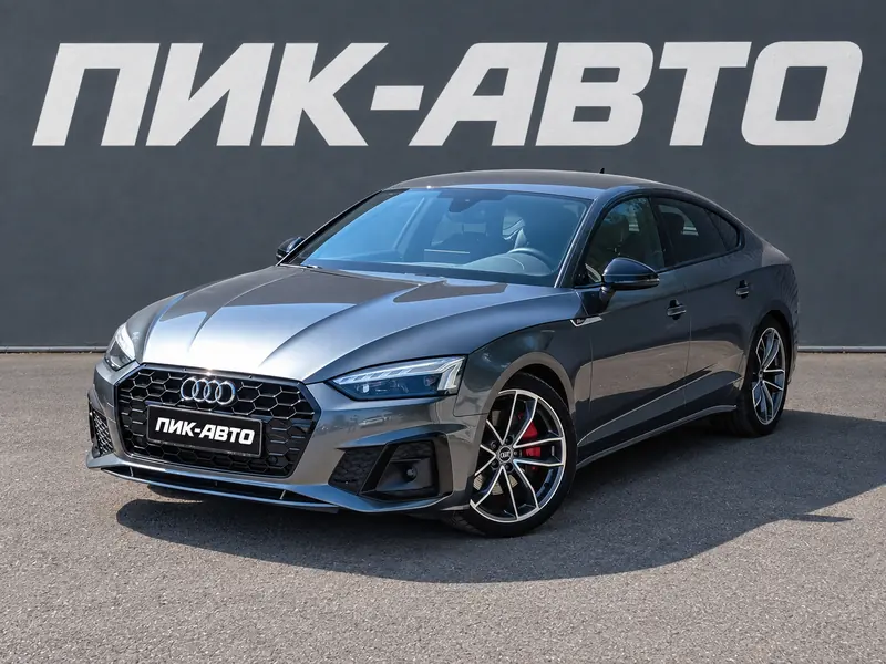 Audi A5 2017 — с пробегом, лифтбек, серый, фото 1