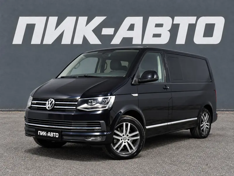 Volkswagen Multivan 2018 — с пробегом, минивэн, синий, фото 1