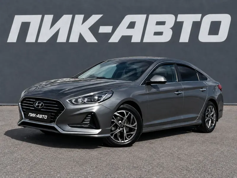 Hyundai Sonata 2019 — с пробегом, седан, серый, фото 1
