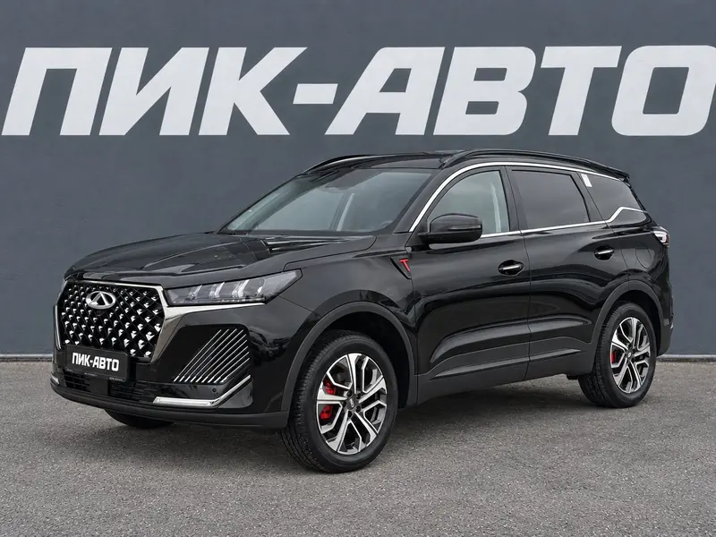 Chery Tiggo 7 Pro Max 2024 — с пробегом, внедорожник, черный, фото 1