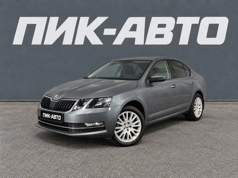 Skoda Octavia 2021 — с пробегом, лифтбек, серый, фото 1