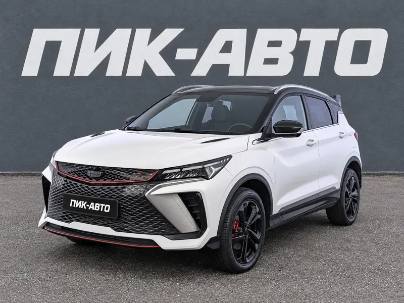 Geely Coolray 2024 — с пробегом, внедорожник, белый, фото 1