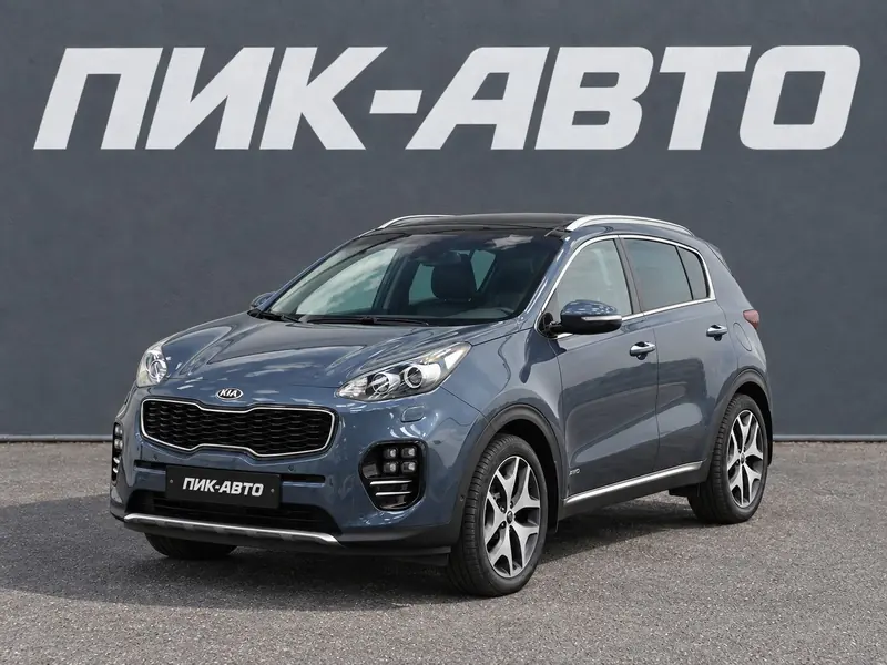 Kia Sportage 2018 — с пробегом, внедорожник, серый, фото 1