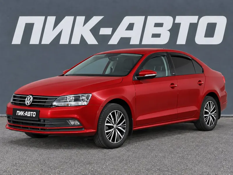 Volkswagen Jetta 2018 — с пробегом, седан, красный, фото 1