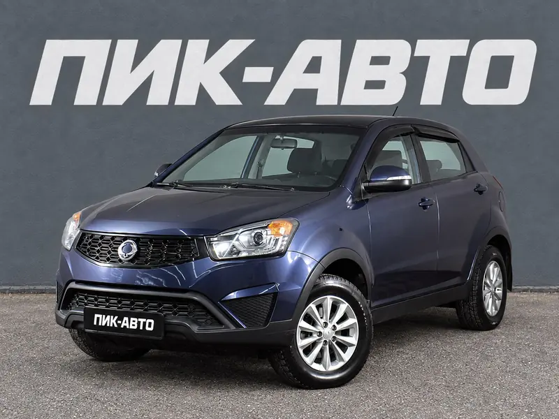 SsangYong Actyon 2015 — с пробегом, внедорожник, синий, фото 1