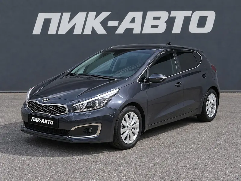 Kia Ceed 2018 — с пробегом, хэтчбек, серый, фото 1