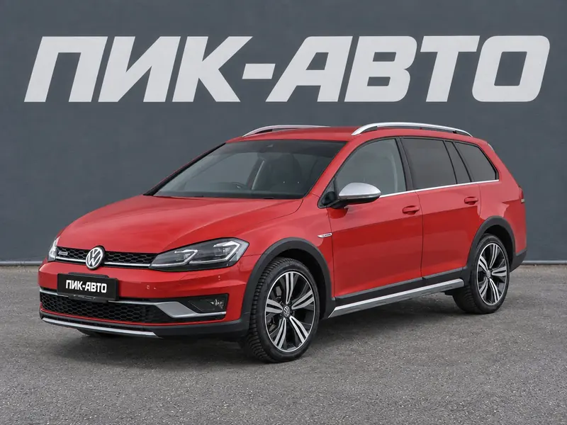 Volkswagen Golf 2020 — с пробегом, универсал, красный, фото 1