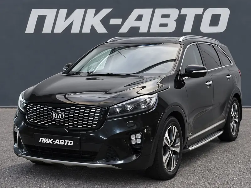 Kia Sorento 2020 — с пробегом, внедорожник, черный, фото 1