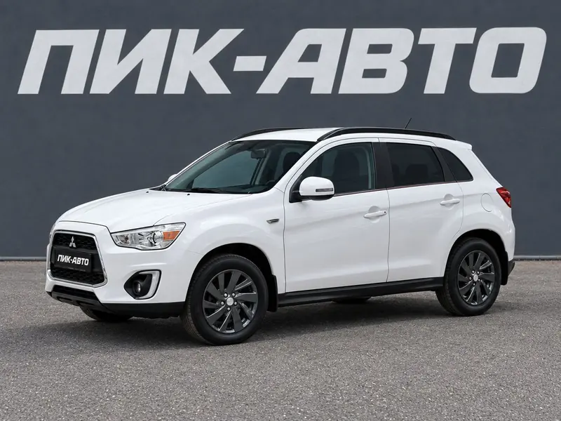 Mitsubishi ASX 2014 — с пробегом, внедорожник, белый, фото 1
