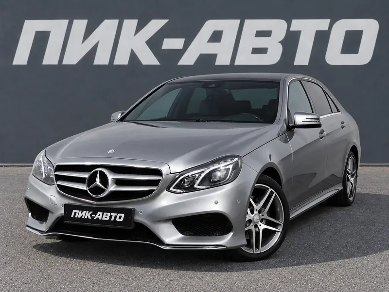 Mercedes-Benz E-Класс 2015 — с пробегом, седан, серый, фото 1