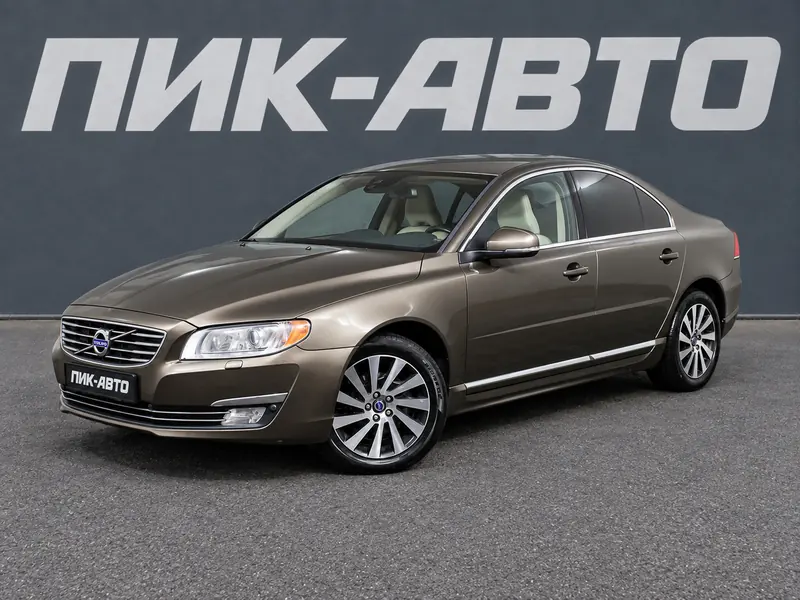 Volvo S80 2014 — с пробегом, седан, коричневый, фото 1