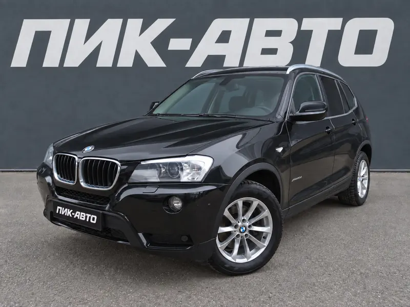 BMW X3 2014 — с пробегом, внедорожник, черный, фото 1