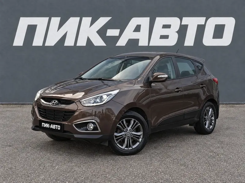 Hyundai ix35 2015 — с пробегом, внедорожник, коричневый, фото 1