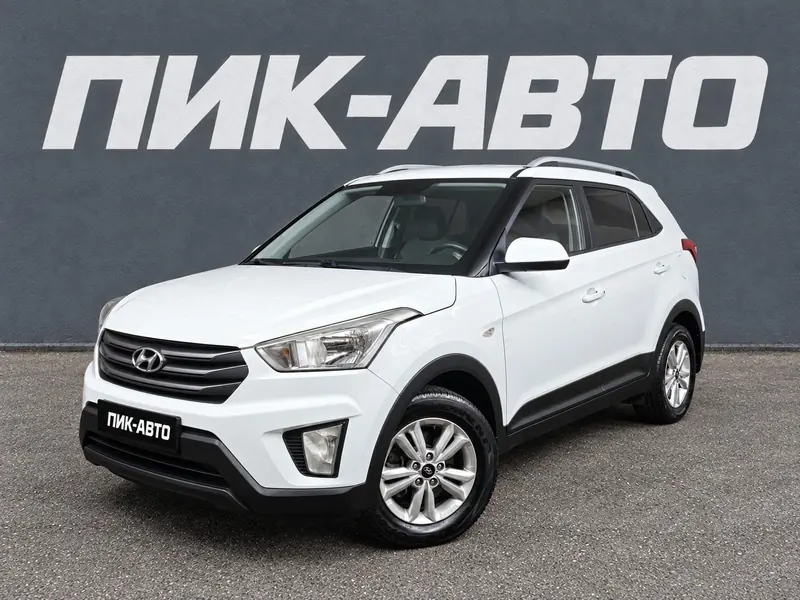 Hyundai Creta 2020 — с пробегом, внедорожник, белый, фото 1