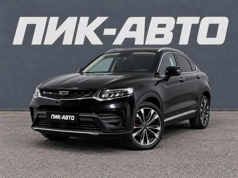 Geely Tugella 2022 — с пробегом, внедорожник, черный, фото 1