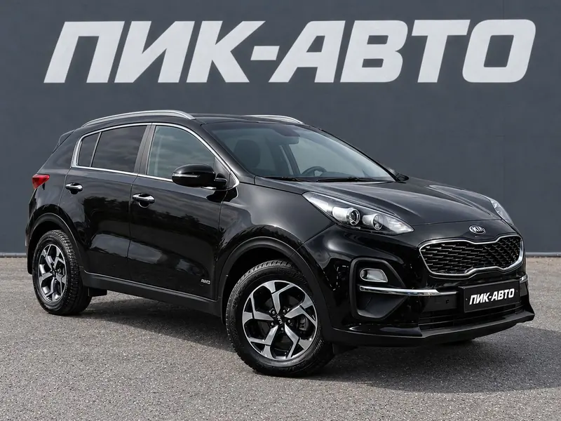 Kia Sportage 2019 — с пробегом, внедорожник, черный, фото 1