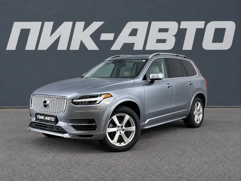 Volvo XC90 2019 — с пробегом, внедорожник, серый, фото 1