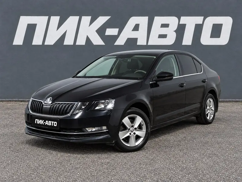 Skoda Octavia 2021 — с пробегом, лифтбек, черный, фото 1