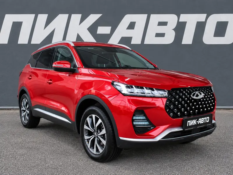 Chery Tiggo 7 Pro 2024 — с пробегом, внедорожник, красный, фото 1