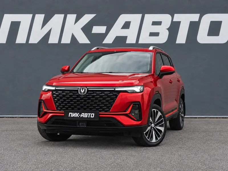 Changan CS35 Plus 2024 — с пробегом, внедорожник, красный, фото 1
