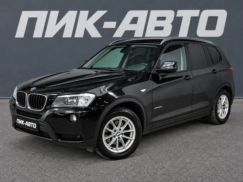 BMW X3 2014 — с пробегом, внедорожник, черный, фото 1