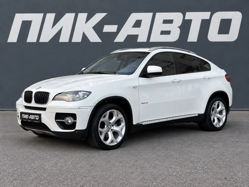 BMW X6 2012 — с пробегом, внедорожник, белый, фото 1