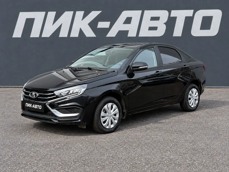 LADA Vesta 2025 — с пробегом, седан, черный, фото 1