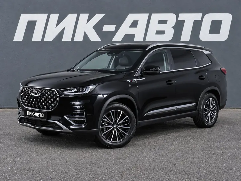 Chery Tiggo 8 Pro 2024 — с пробегом, внедорожник, черный, фото 1