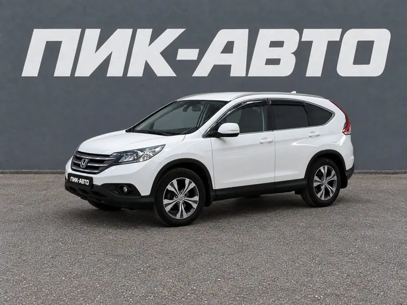 Honda CR-V 2015 — с пробегом, внедорожник, белый, фото 1