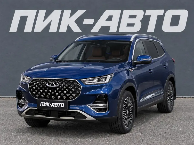 Chery Tiggo 8 Pro 2024 — с пробегом, внедорожник, синий, фото 1