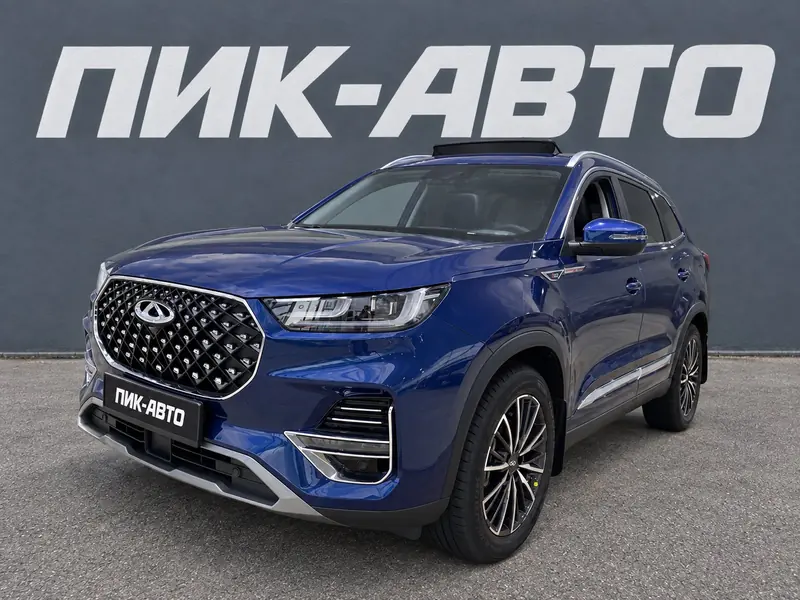 Chery Tiggo 8 Pro 2023 — с пробегом, внедорожник, синий, фото 1