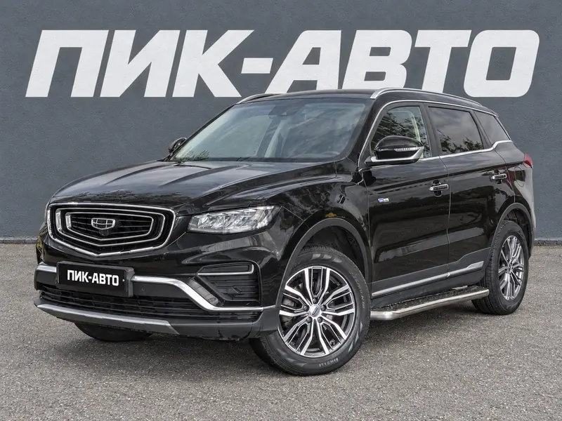 Geely Atlas Pro 2022 — с пробегом, внедорожник, черный, фото 1