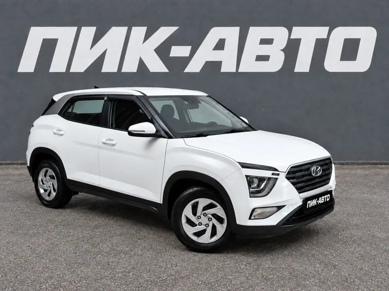 Hyundai Creta 2023 — с пробегом, внедорожник, белый, фото 1
