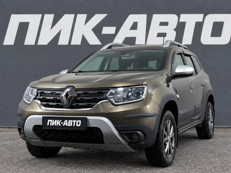 Renault Duster 2021 — с пробегом, внедорожник, коричневый, фото 1