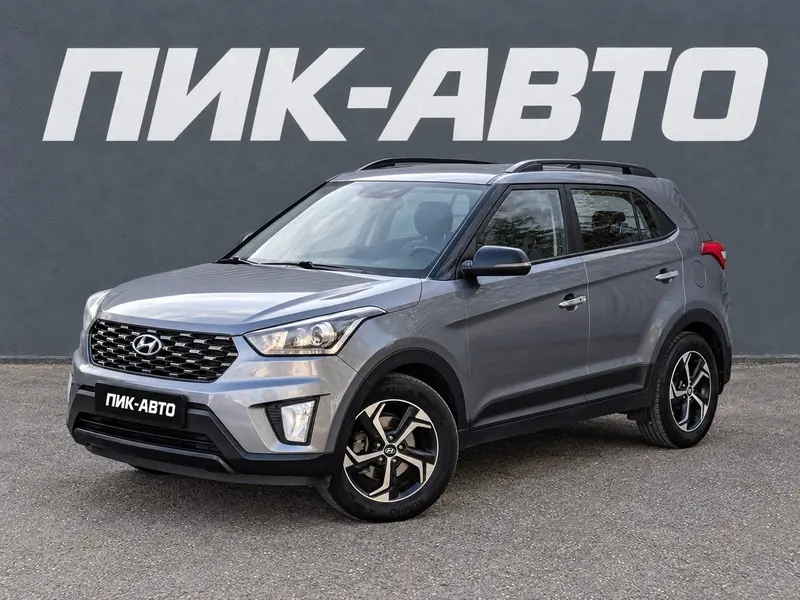 Hyundai Creta 2020 — с пробегом, внедорожник, серый, фото 1