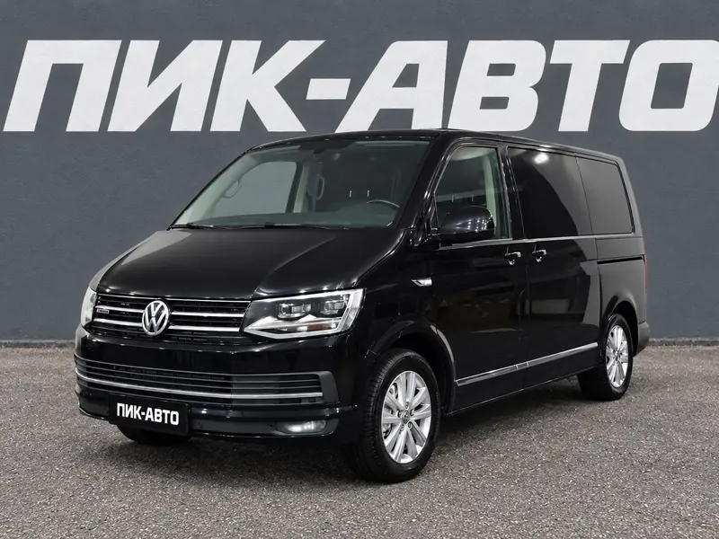 Volkswagen Multivan 2017 — с пробегом, минивэн, черный, фото 1