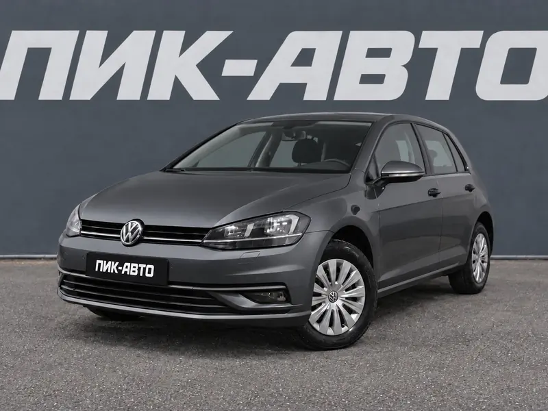 Volkswagen Golf 2020 — с пробегом, хэтчбек, серый, фото 1