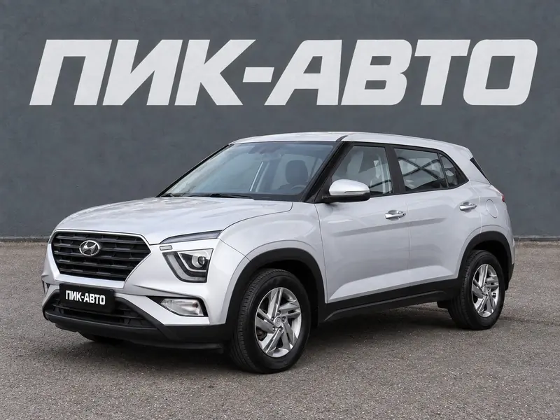 Hyundai Creta 2023 — с пробегом, внедорожник, серебряный, фото 1